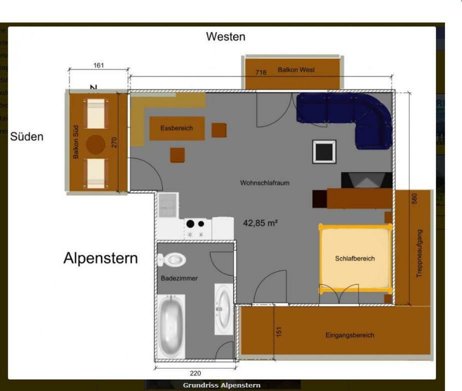 Ferienwohnung Alpenstern Rieden Dış mekan fotoğraf